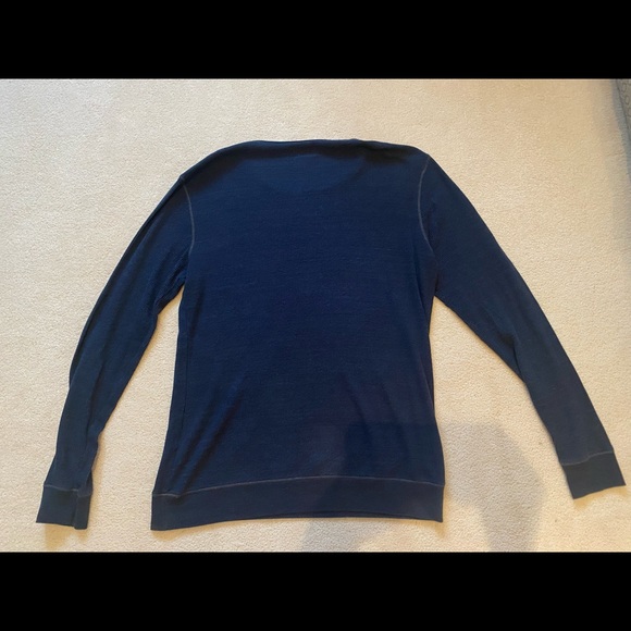 AG Mens Navy Sweater - Textured - Picture 2 of 3